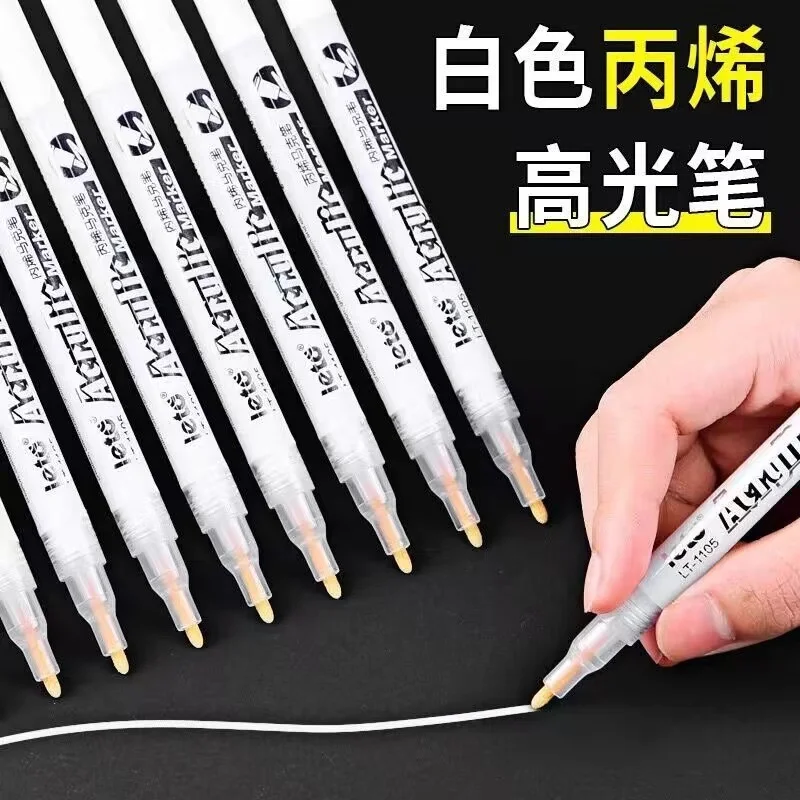 Цветные фломастеры на водной основе, очень тонкие фломастеры для рисования, Набор цветных акриловых маркеров