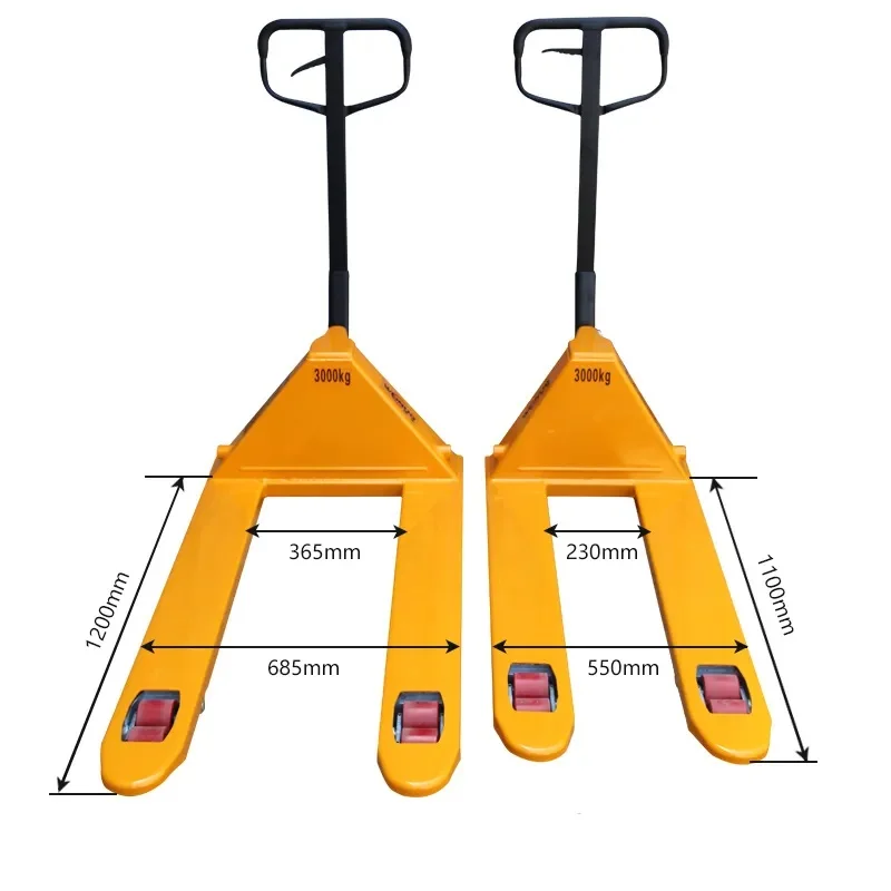 New Portable 2 Tons 3 Tons Semi Electric Electric Pallet Truck with Pu Nylon Wheels