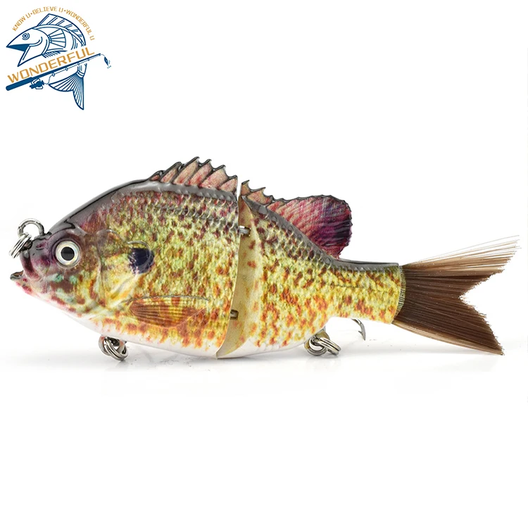 Заводская цена 125 мм 43 2 г плавающая приманка сегмента скользящая bluegill многосекционная для баса