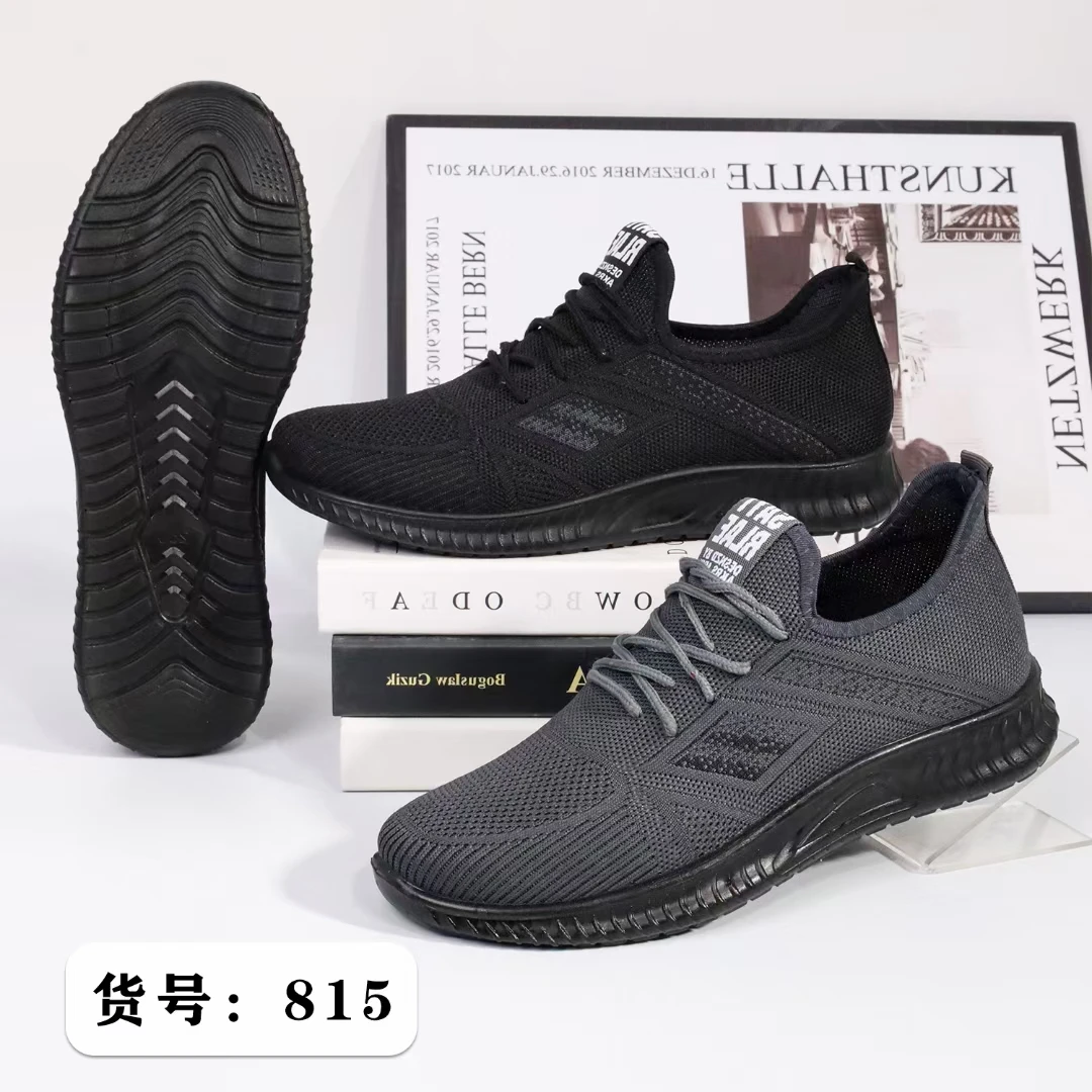 man tpu rubber sole knitted sport shoes causal walking running shoes size range 39-44 oem logo designs