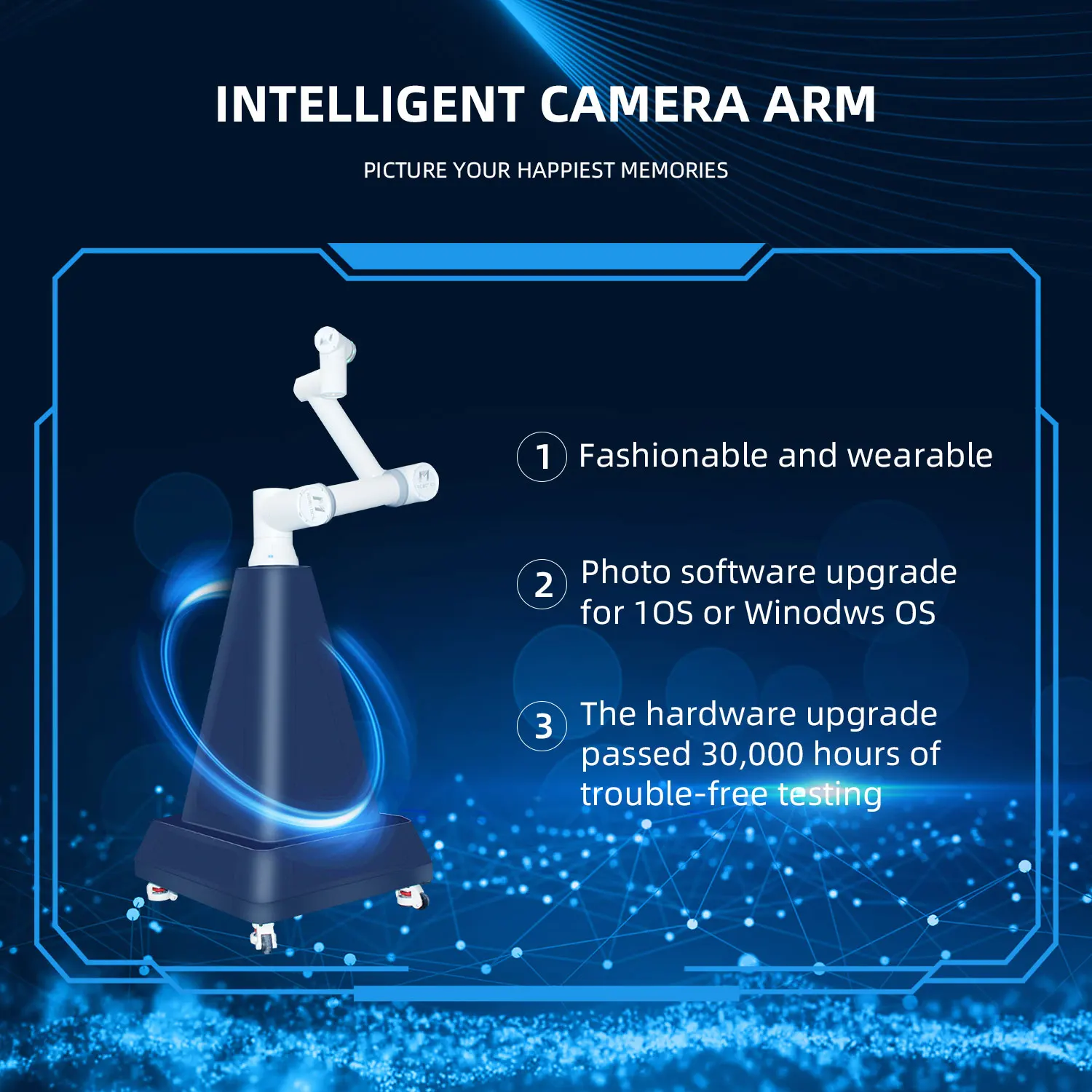 Automated  Robotic Arm Photo Booth Equipment Photobooth Machine  Filming Video for Party Weeding With Camera
