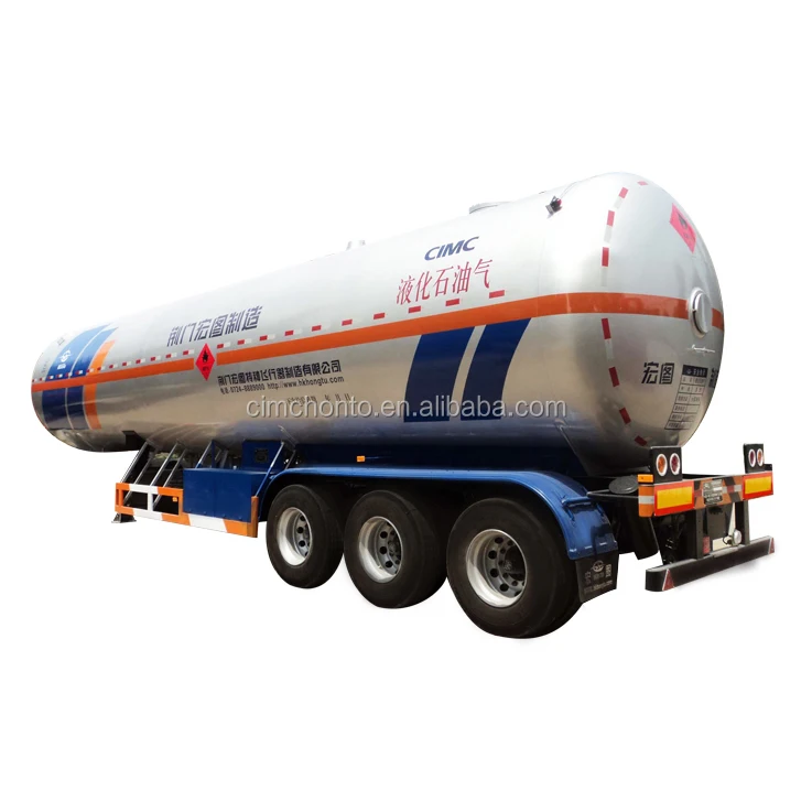 30 tons lpg propane gas tanker trailer