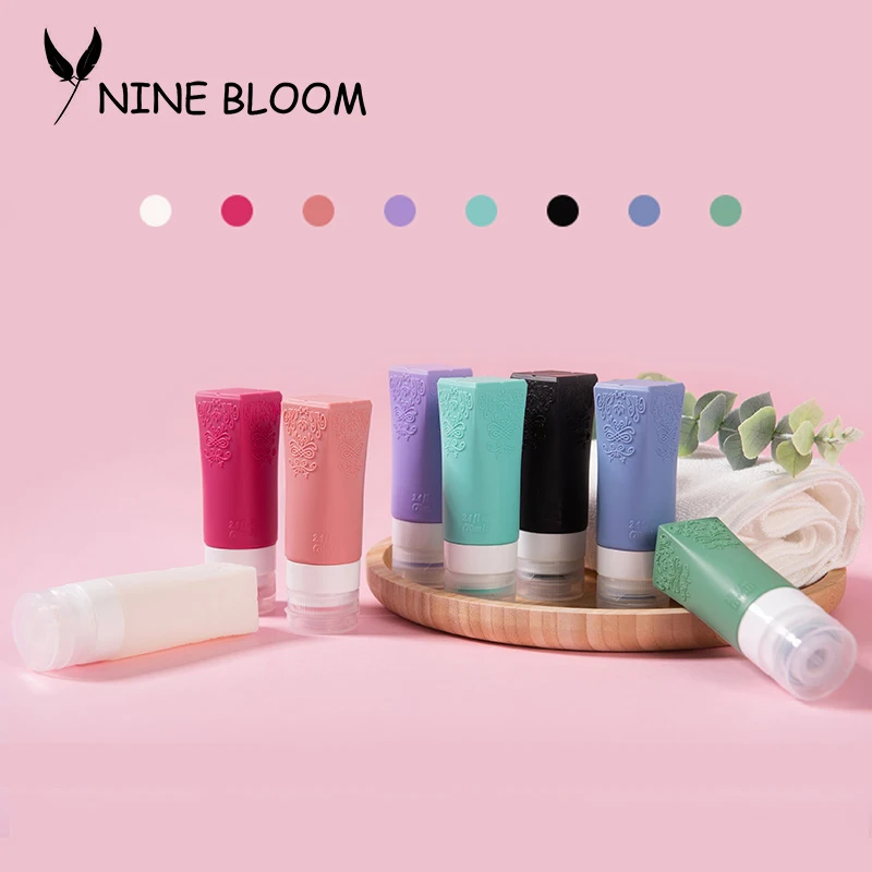 New Food Grade Eco-friendly Leakproof Outdoor Silicone Travel Bottle Apply Hand Sanitizer Hydrating Fluid