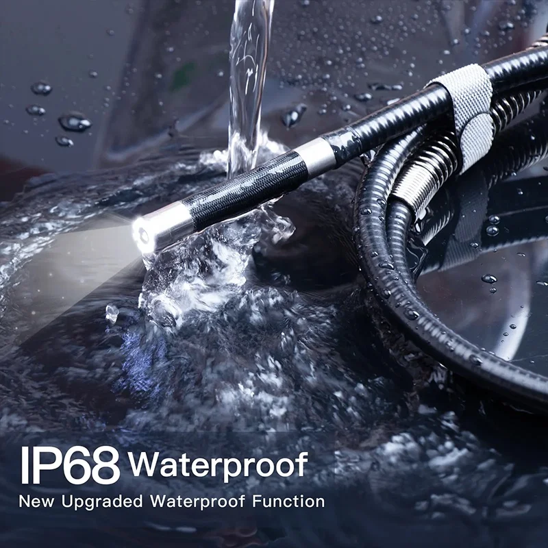 RALCAM 360 HD Video Camera Portable Industrial Borescope H408B for Vehicle Pipeline Inspection