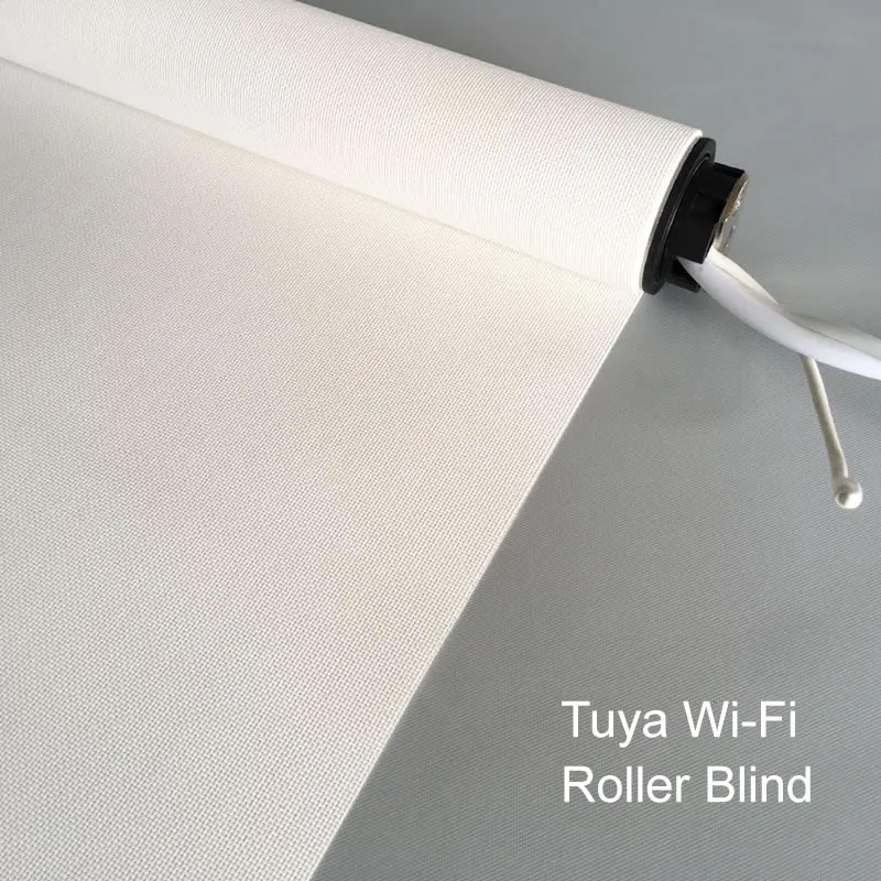  Smart tuya wifi motorized battery power motor blackout window blind automatic electric remote control motorised roller shade for моторизированная батарея мощность двигателя затемнение окна слепой автоматический электрический пульт