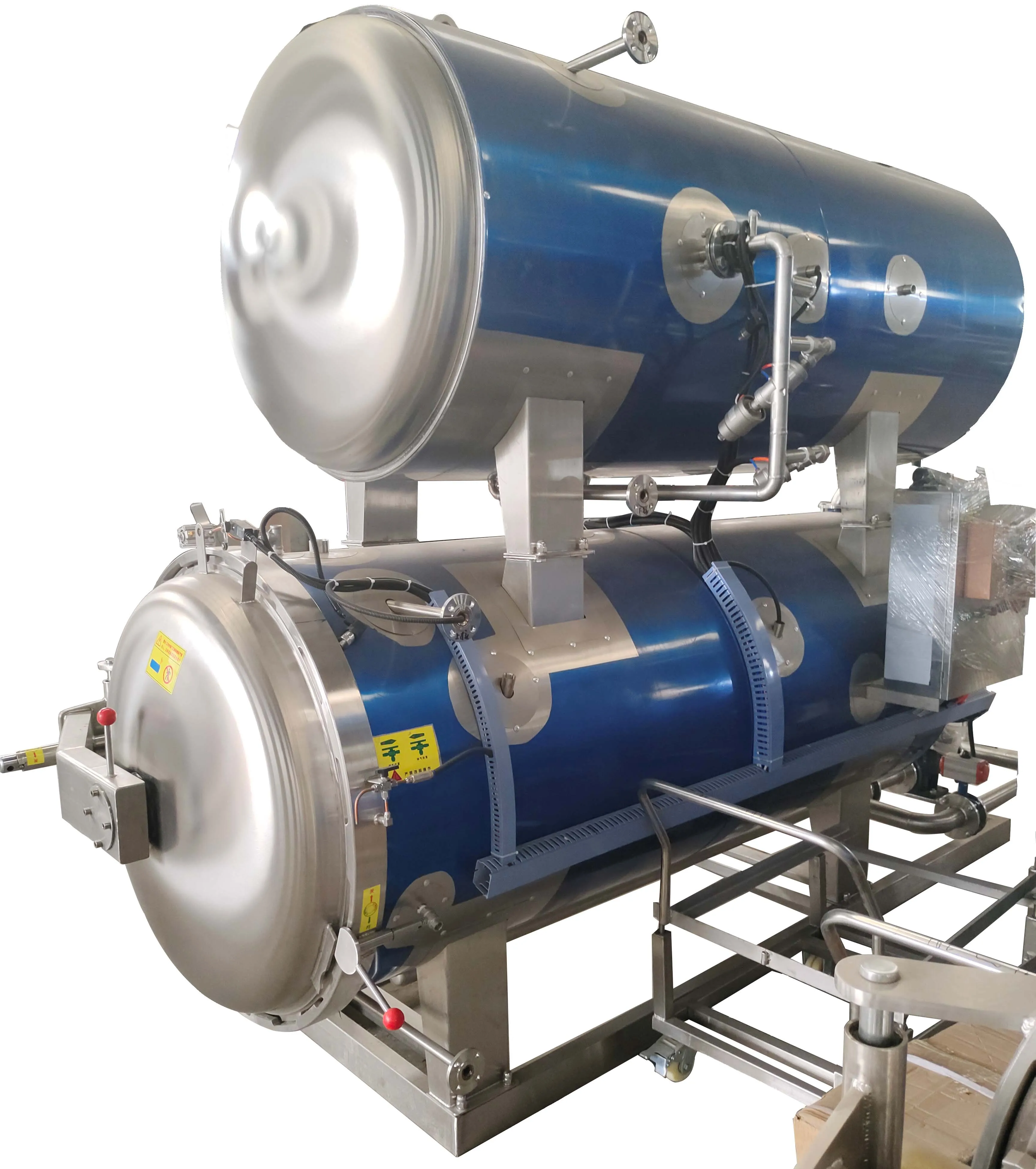 700 Industrial steam air food can retort sterilizer hot water bath canning baby pet food retort autoclave price