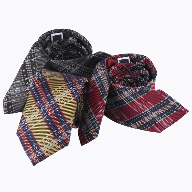 100% Polyester High Quality  Factory Jacquard Custom Logo Hand Made Ties For Party  Necktie For Men