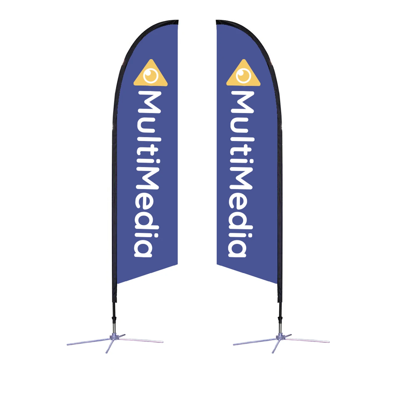 85 Sold Custom Signs and Promotional Banners Double-sided Teardrop Flag Set Cheap Feather Flags with FREE Pole for event advertising