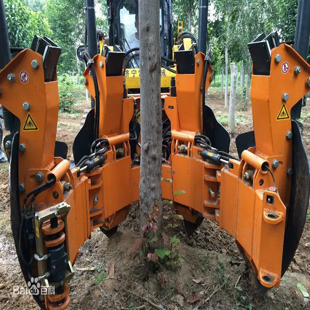 Farm Tractor Front End Loader Machine With Tree Transplanter