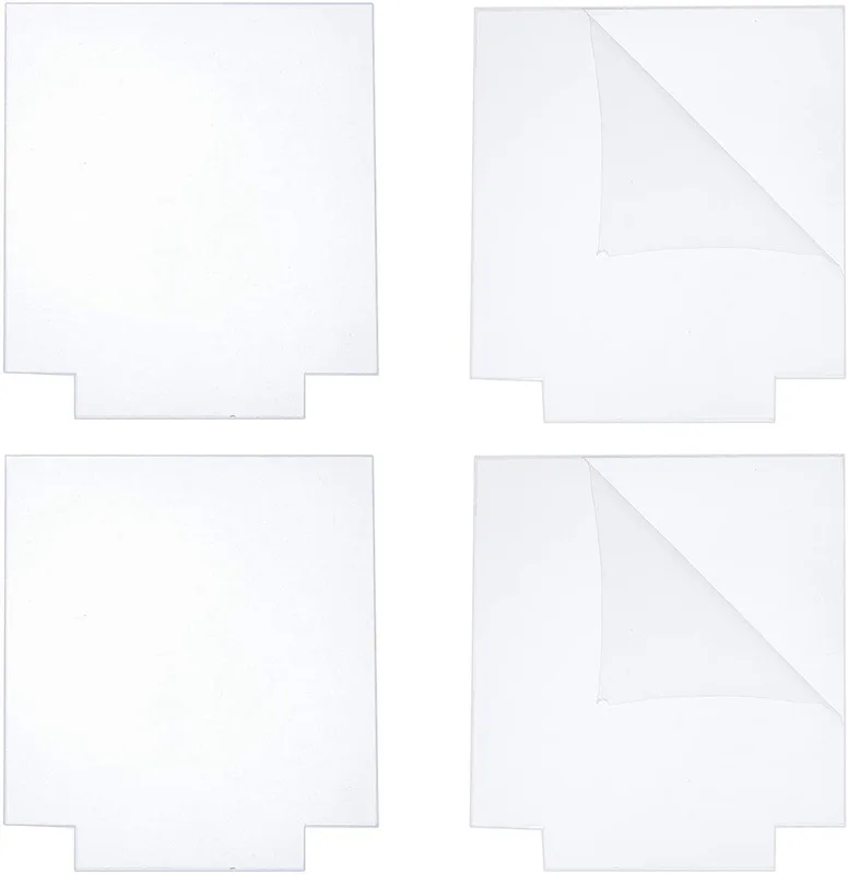 120*130mm Clear Acrylic Sheet Plexiglass Square Panel 2mm Thick Transparent acrylic Board for Diy Display Light Base Signs Craft