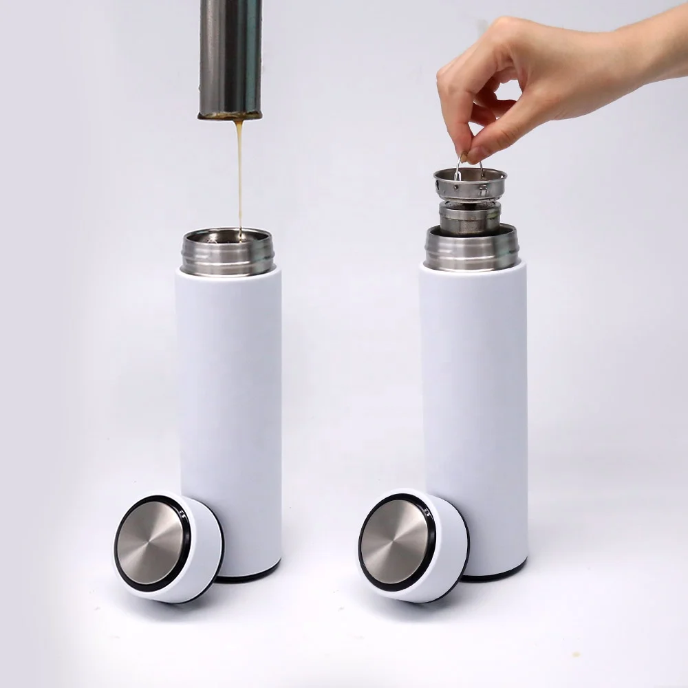 Travel Tea Mug with Stainless Steel Filter | Leakproof Tea Bottle with Strainer,cold brew coffee Tea Infuser Filter Bottle