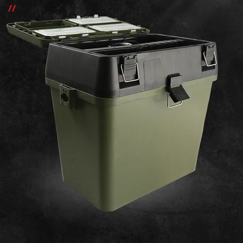 LUTAC Other Fishing Products Top Quality Plastic Fishing Tackle Box Wholesale Fishing Seat Box