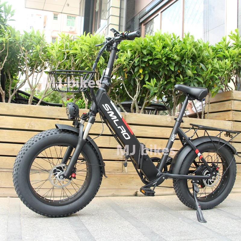 Hot Selling 20 Inch Snowmobile 48V 500W10 AH Electric Mountain Folding Bike