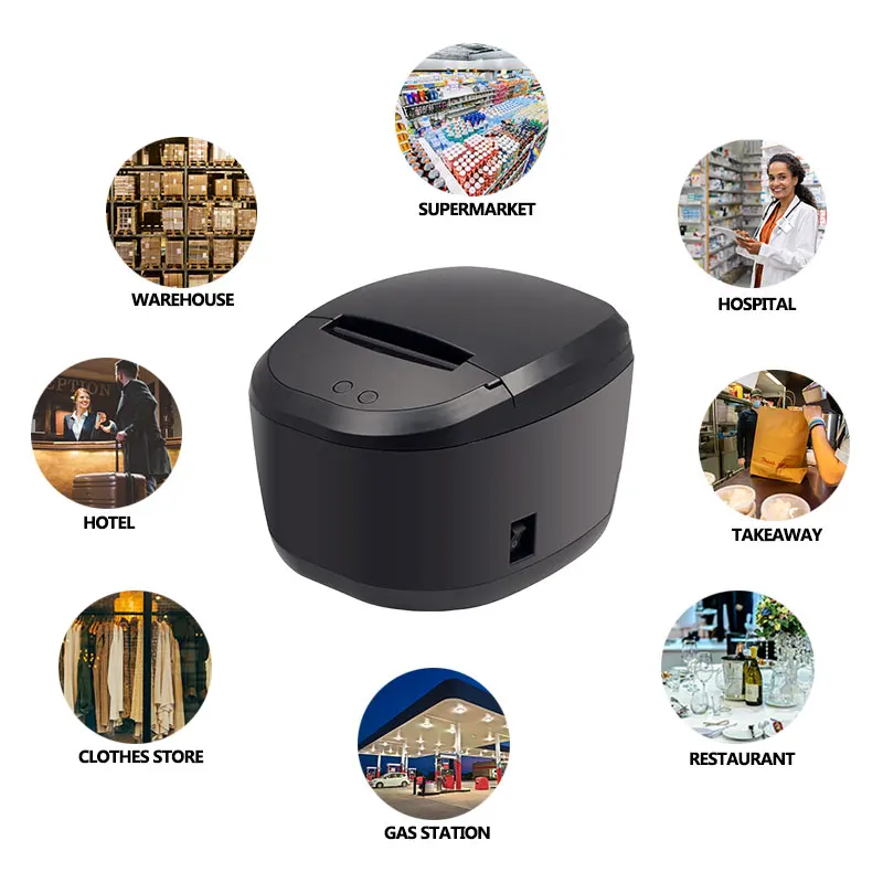 Zywell imprimante manufacturer bill printer machine ZY308 calculator bill printer 80mm receipt printer