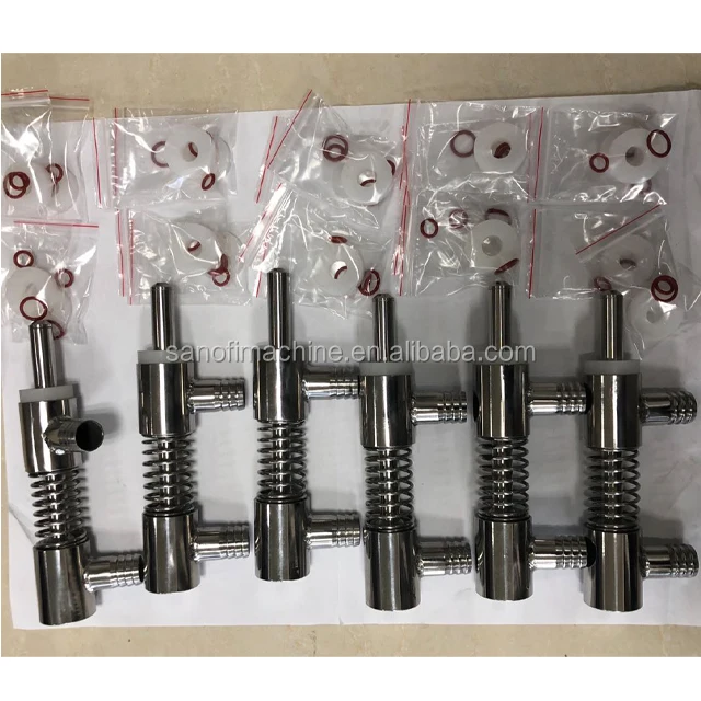 overflow filling nozzle vavles