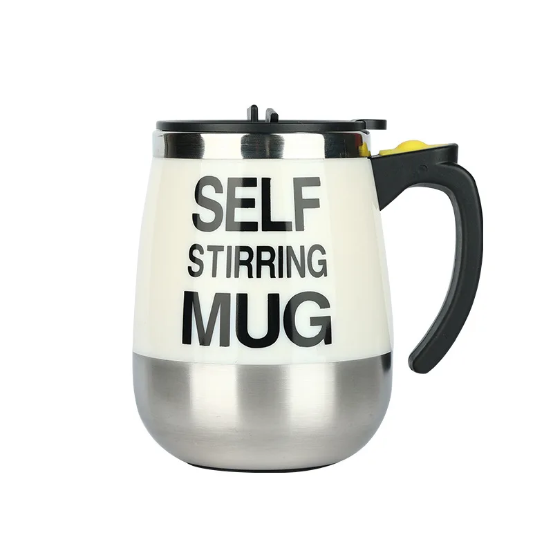 Rechargeable Self Stirring Mug Magnetic Electric Auto Mixing Stainless Steel Cup for Office/Kitchen/Travel/Home Coffee/Tea