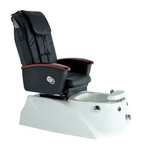 New Manicure Furniture Glass Fiber Reinforced Plastic Base Pedicure Chair with Surf Massage Colored Light Disinfection Chair