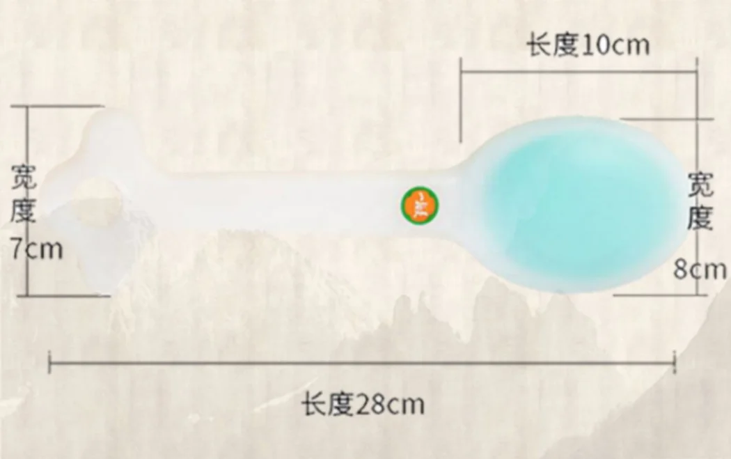 non-stick heat resistant food grade safe eco friendly reusable massager meridian silicone shoulder neck body pat stick