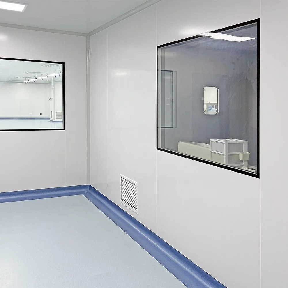 CE Laboratory Clean Room ISO GMP Modular Dust Free Clean Room modular PVC Wall Panel Clean Room Clean booth