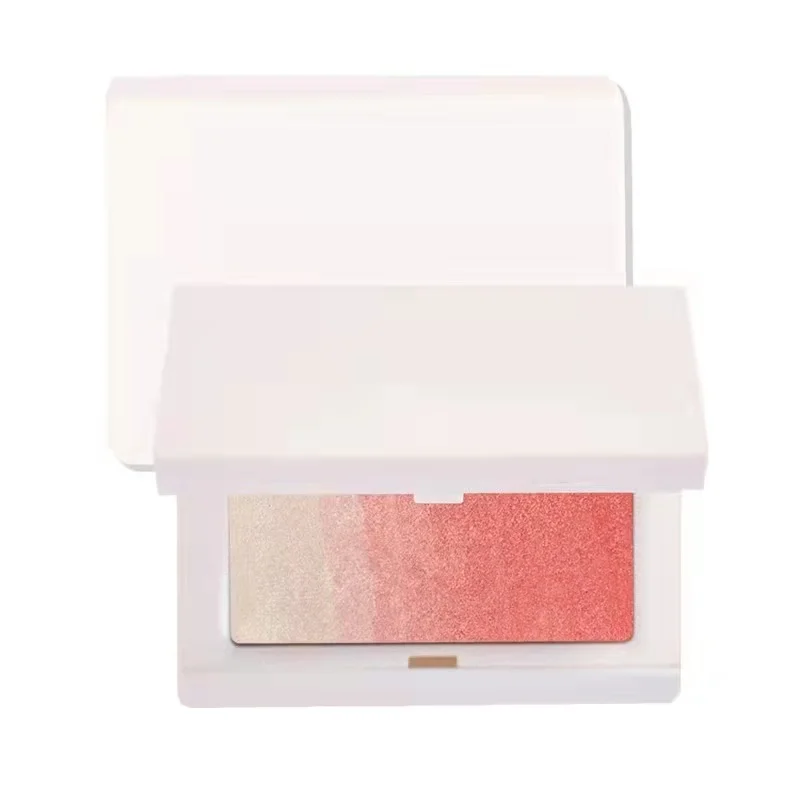 Cross-border special for no logo low MOQ blush highlight all-in-one tray portable gradient blush spot factory direct sales