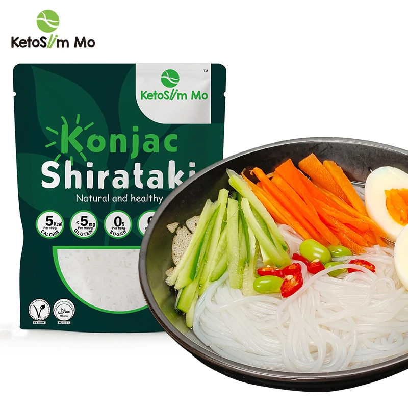Keto Slim Mo Zhong Kai Xin Food Konjac Factory Shiritaki Noodles Spaghetti Gluten Free Noodles