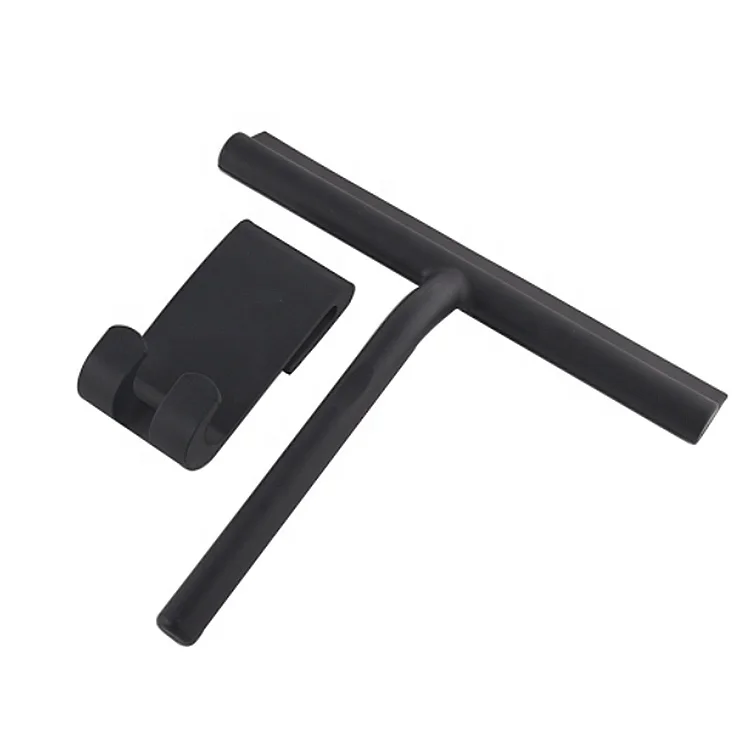 Bathroom Stainless Steel silicone Ergonomic Non-Slip Handle Shower Glass Doors All Purpose window squeegee holder