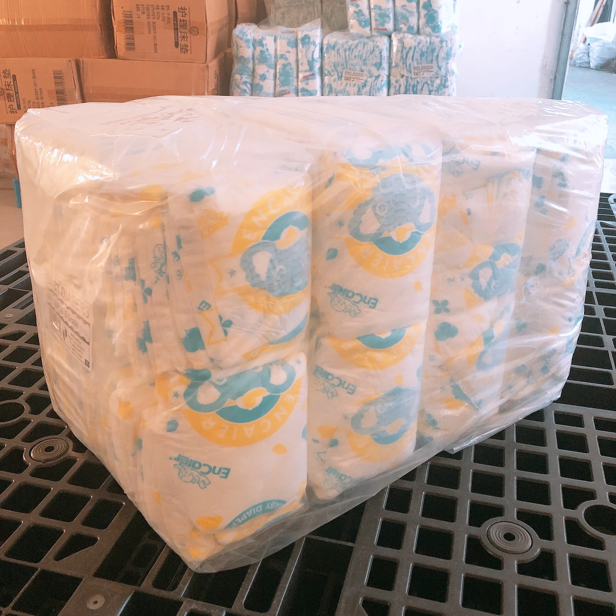 OEM Manufacturer Factory in China soft comfortable pe film/cotton film Top selling NOT B GRADE BABY DIAPER