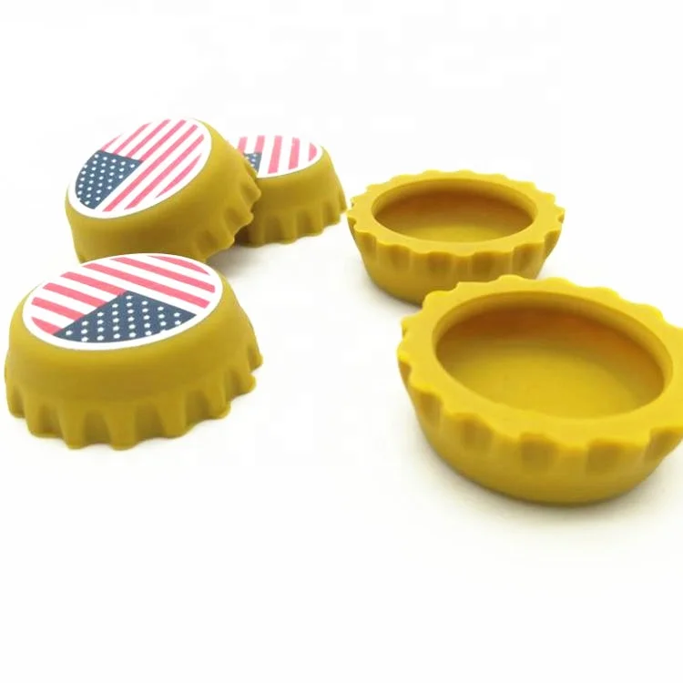 Food Grade Reusable Custom Glass Bottles Can Cup Rubber Silicone Lid Cover s