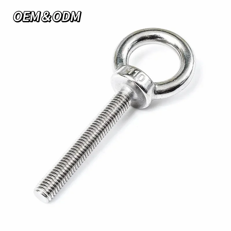 M6 M8 M10 M12 M14 M16 M18 M20 Din580 Standard Ring Nut Screw Hook Lifting Eyelet Rotating Swivel Eye Bolt