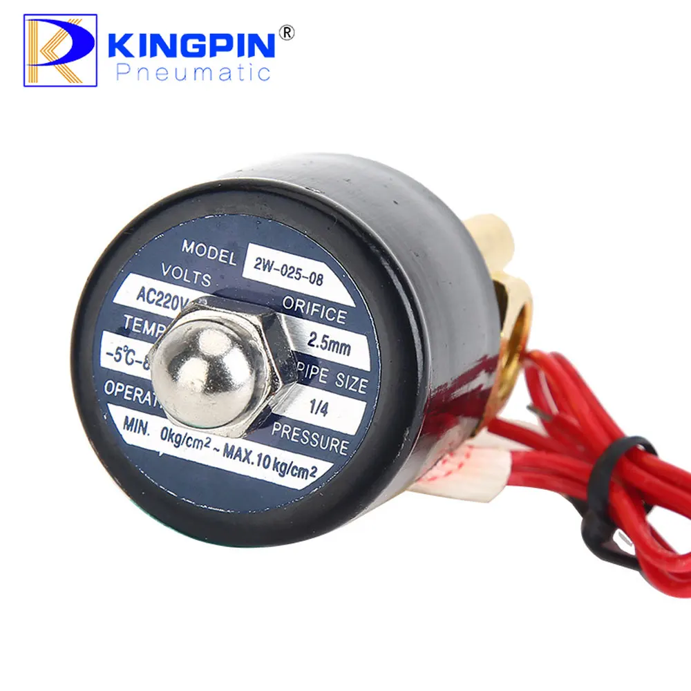 Water Treatment Solenoid Valve 220V AC Micro Solenoid Coil 2W025-08