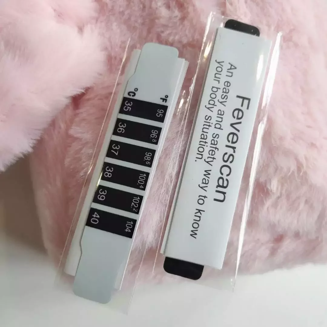  Прокладка термометра лба LCD с приклеивающейся наклейкой удобный и гибкий Детские Лоб ЖК-дисплеем термограф