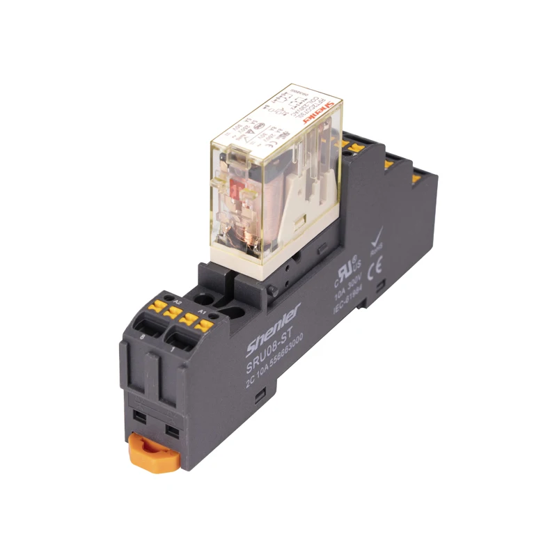 Shenler RFT2CO730L + SRU08-ST триггерный релейный модуль комплект 8A цепи 2 pole 230VAC интерфейс релейные разъёмы высокой мощности