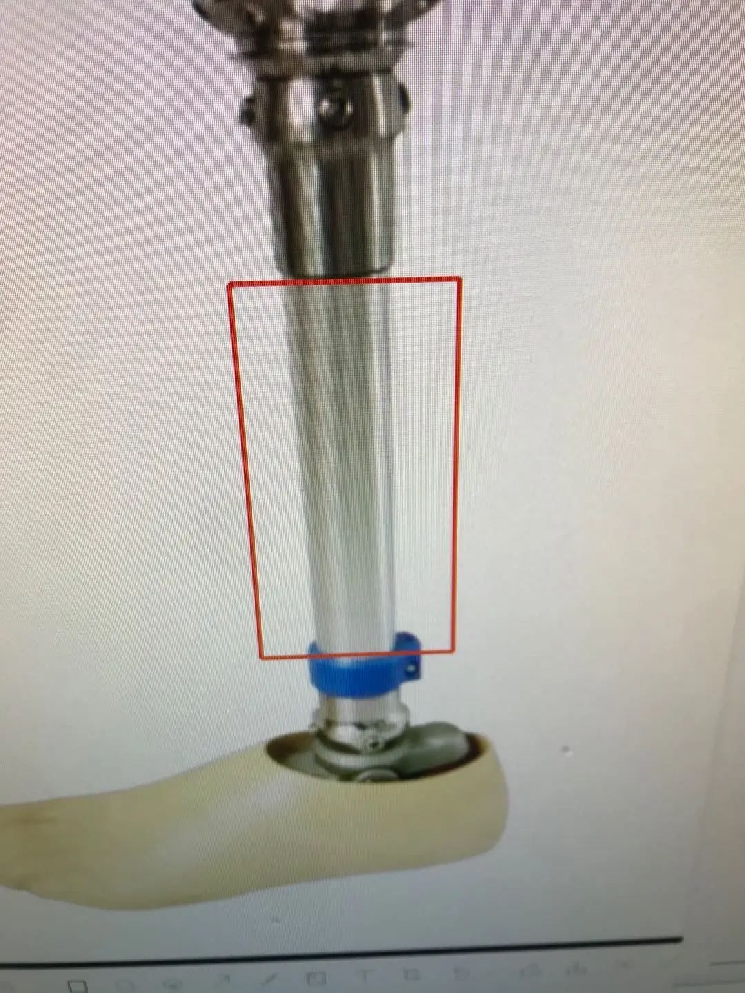 Artificial limbs leg implant prosthesis four axis knee joint for People with disabilities prosthetic leg