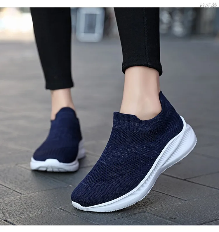 Womens Walking Sock Shoes loafers sneakers Lightweight Slip on Breathable Yoga Sneakers shoes for women US size 10,11,12