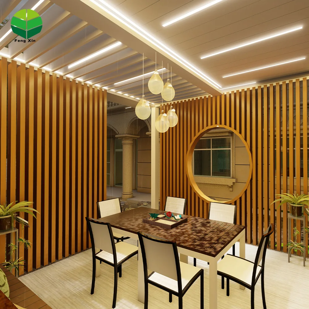 Motorized Garden Shed Bioclimatic Louvre Arches Roof Remote Control Outdoor Pergolas Outdoor