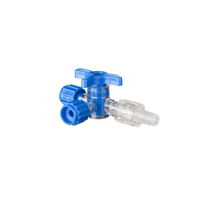 Прямая поставка с завода, липидостойкий Трехходовой запорный кран с поворотным коннектором luer lock