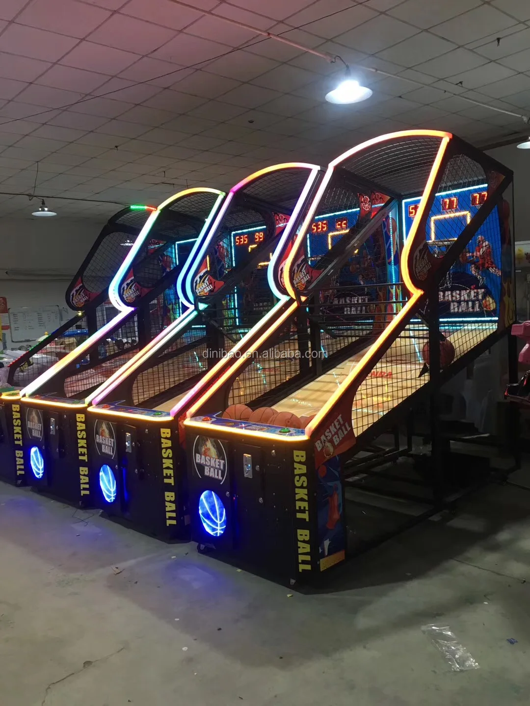Dinibao Basketball Machine Indoor Sport Equipment Basketball Redemption Game Machine