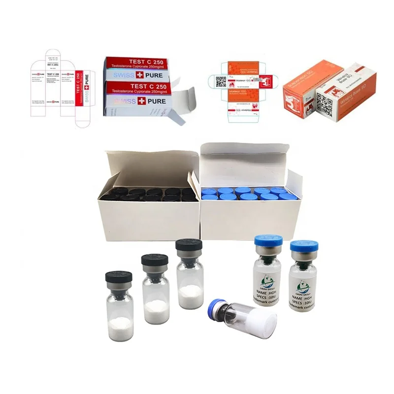 
Free customized paper/ plastic box for HG frag 5mg GH 36iu cartriage 