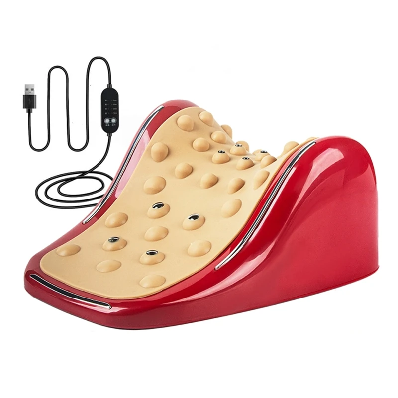 Customized Migraine Muscle Tension Relaxer Heated Therapy Cervical Neck Traction Pillow Massager for Neck and Shoulder