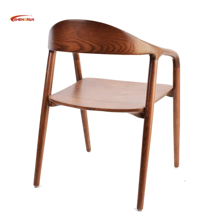 Wholesales Wood Upholstered Chairs Solid Wood Dining Chair Wooden Frame Chair For Dining Room Restaurant