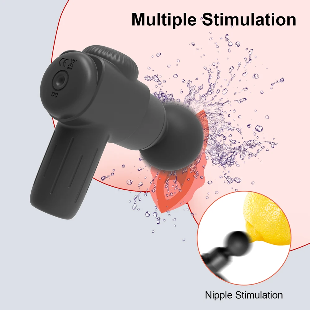 ALWUP Mini Massage Gun Vibration Muscle Massager Vagina Massagepistol Waterpoof Pistolet Masseur Dropshipping Body Masajead