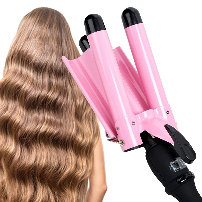 Top Styling Tool MINI Curling Iron Ceramic Triple, Equipment Hair Salon Woman Hair Tool MINI Curling Iron Hair Curler
