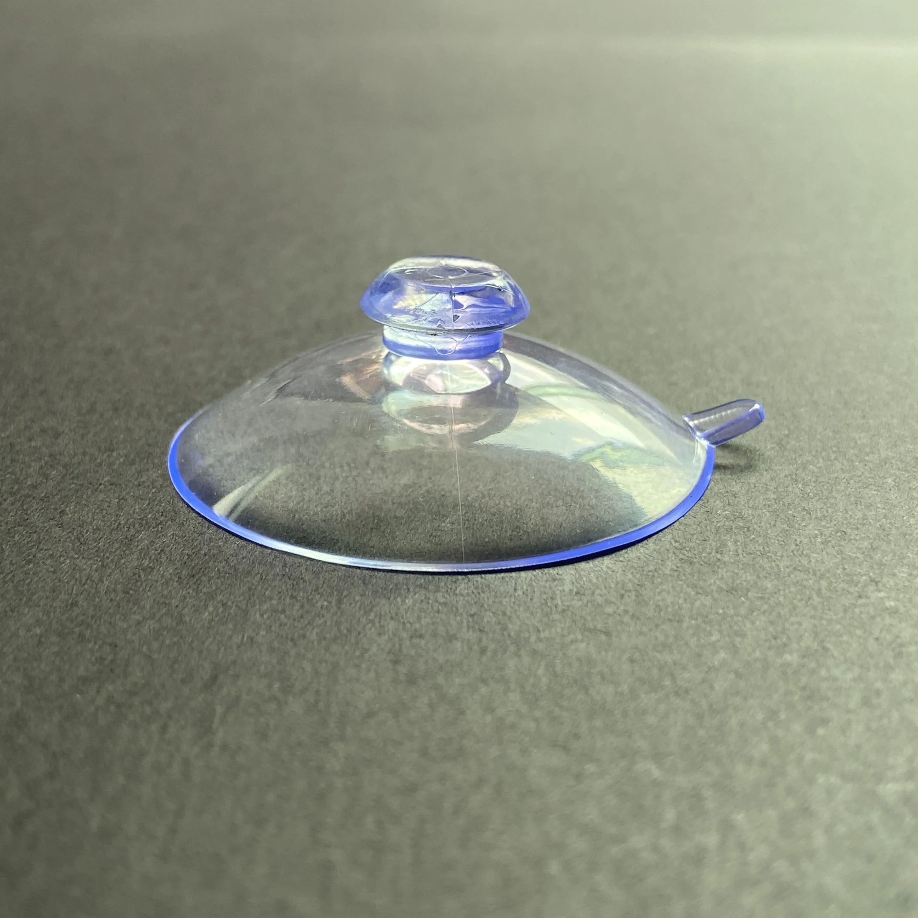 Manufacturer Supply Super Strong Adhesion PVC Ventosas 38mm Diameter Transparent Suction Cup with Mushroom Head