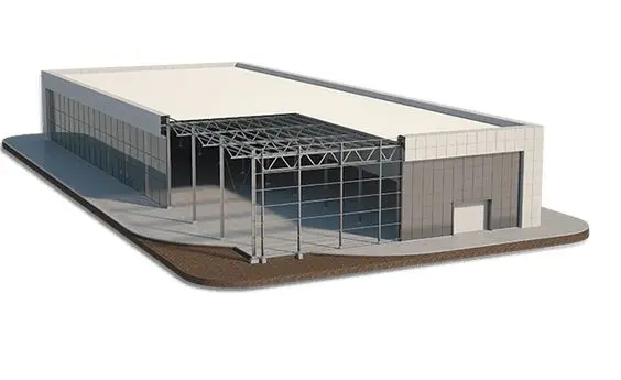 Сборный стальной склад сборный металлический каркас для строительства конструкций