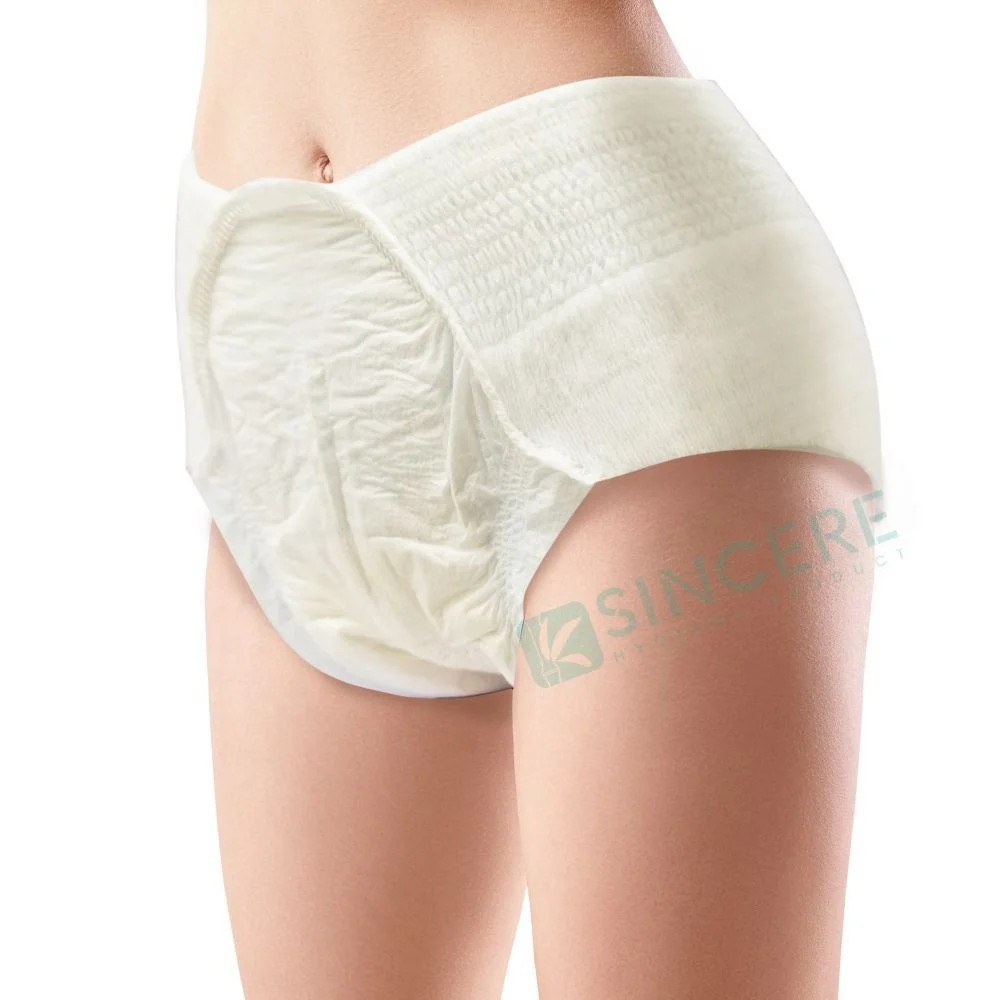 Customized Cheap Lady Women disposable menstrual korea brand sanitary pants period diaper