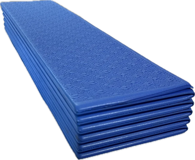 Wholesale Factory Eva Foam Yoga Mat Custom Blue Color Yoga Mats With Logo foldable yoga mat