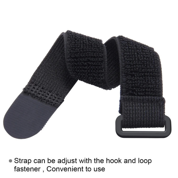 Black Hook and Loop Fastener Elastic strap with hook for remote control Hand Wrist Strap for GoPro