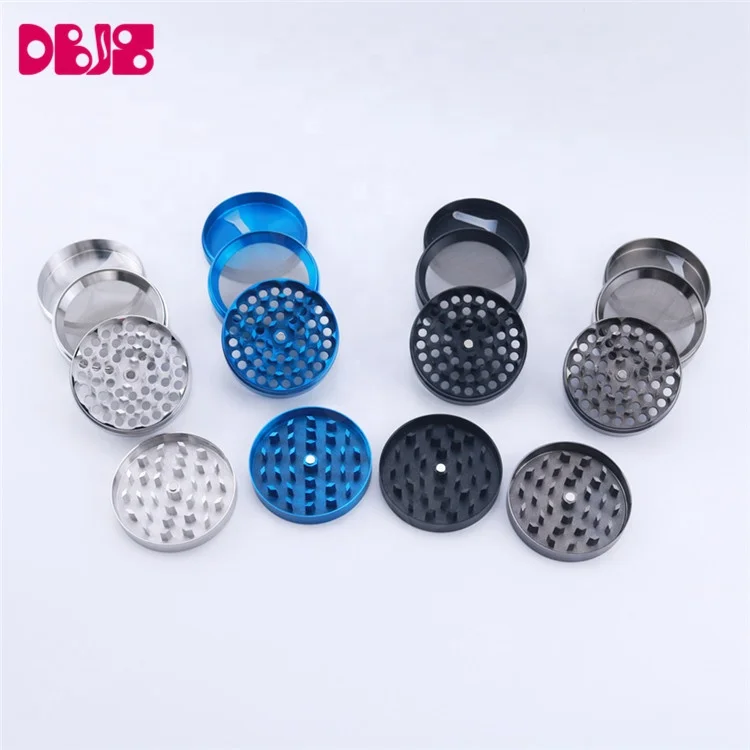 Custom Logo 4 Layers Rolling Paper Smoking Weed Grinder Zinc alloy Grinder Tobacco Accessories Herb Grinder