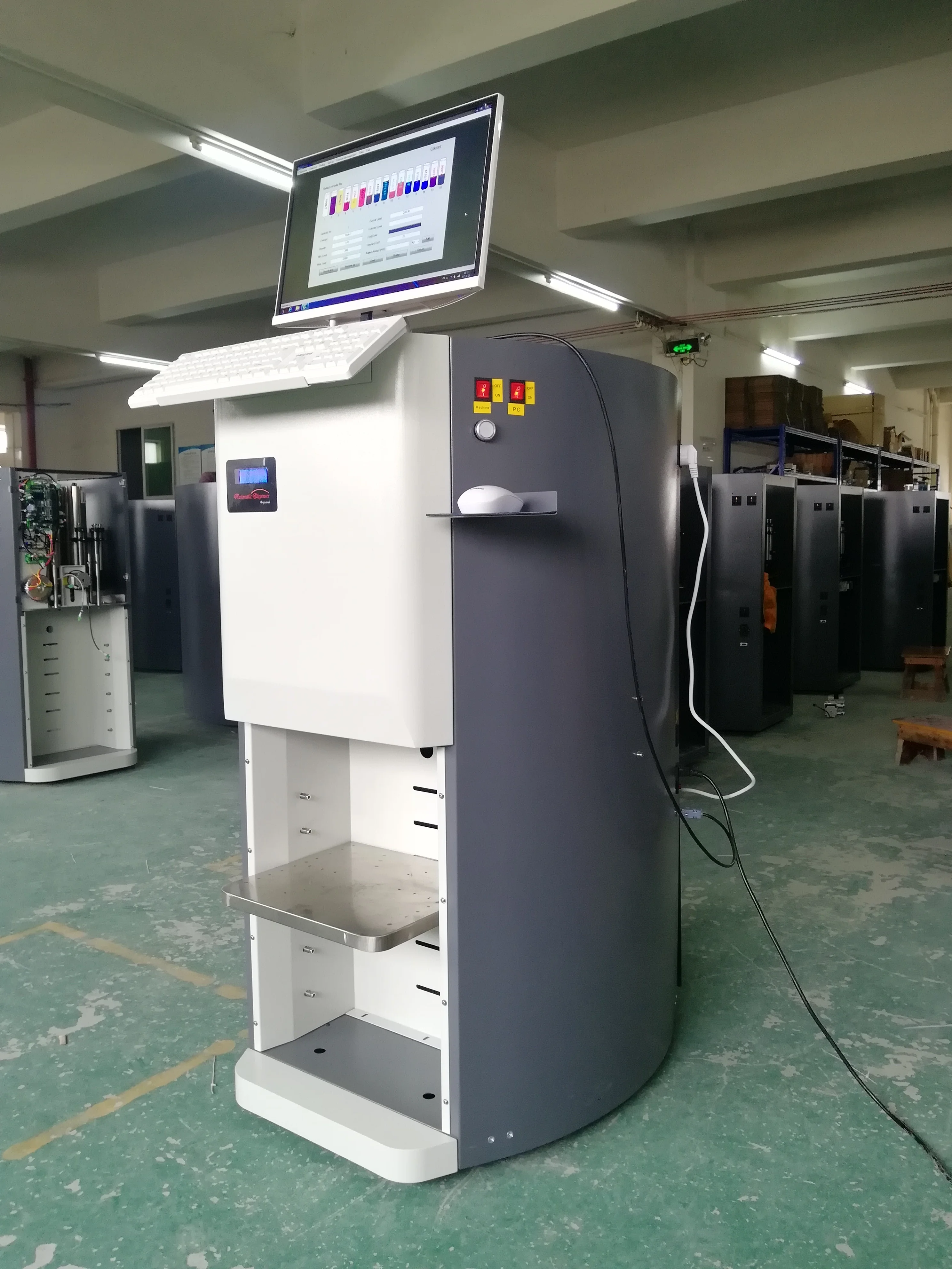 Компьютеризированная машина для смешивания цветов/смеситель краски/автоматическая машина для тонирования краски с бесплатной калибровкой.