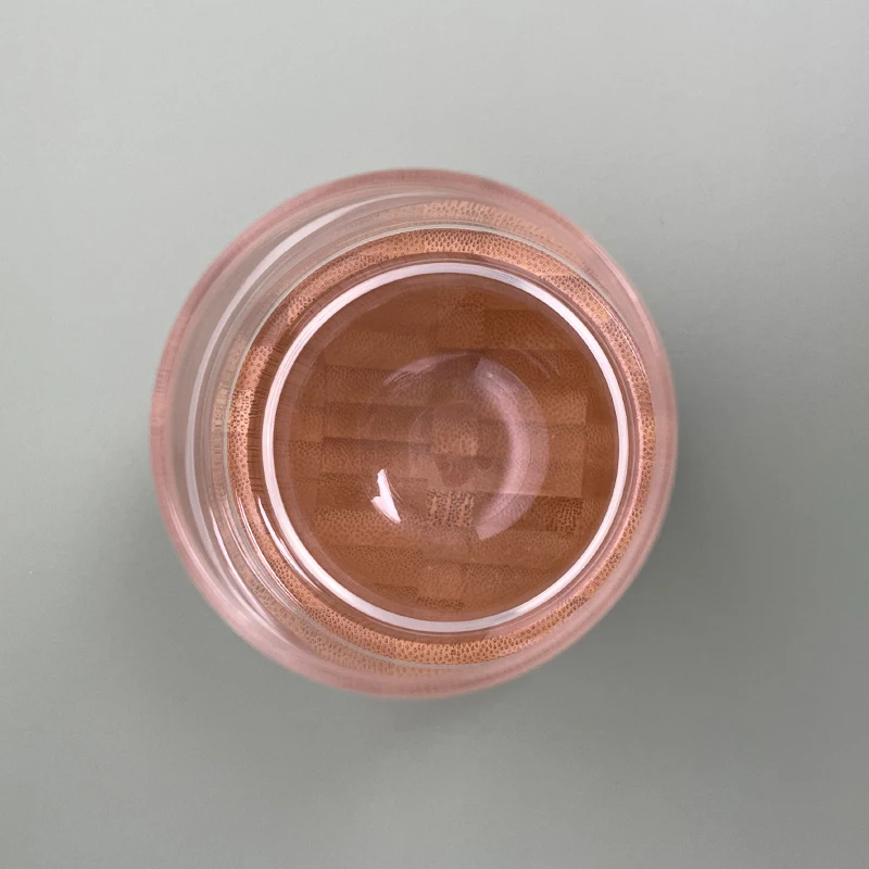 2021 small size reusable bamboo high borosilicate glass coffee mugs coffee cup accept cutom